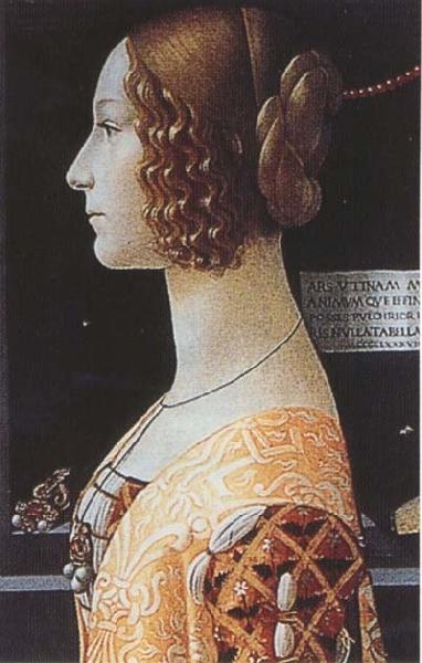 Sandro Botticelli Domenico Ghirlandaio,Portrait of Giovanna Tornabuoni